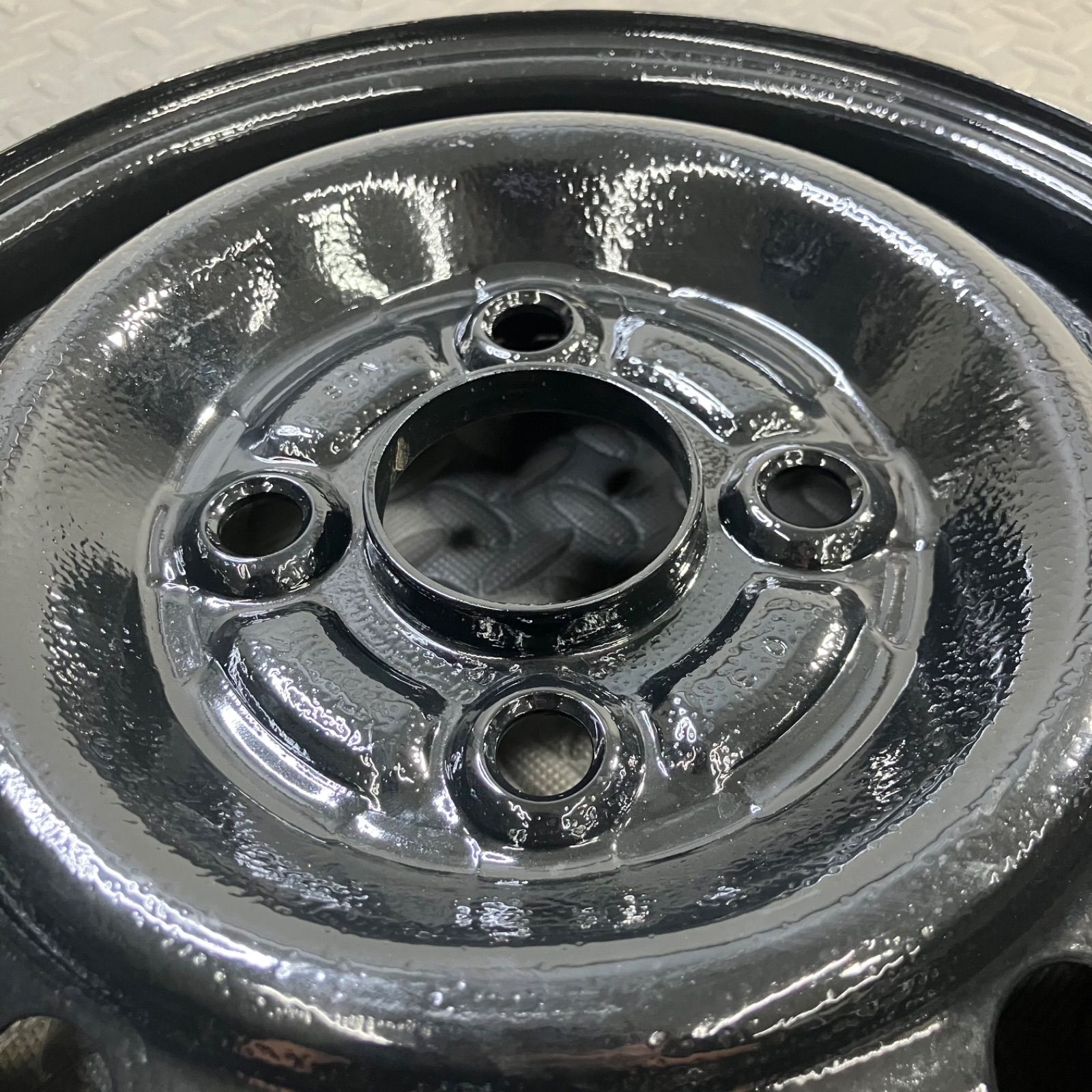希少な黒色！ ホンダ アクティ 純正スチールホイール 12×3.5J+40