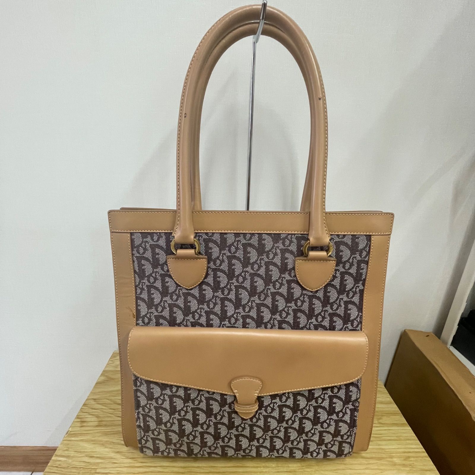 □クリスチャンディオール Christian Dior トロッター柄 ヴィンテージ