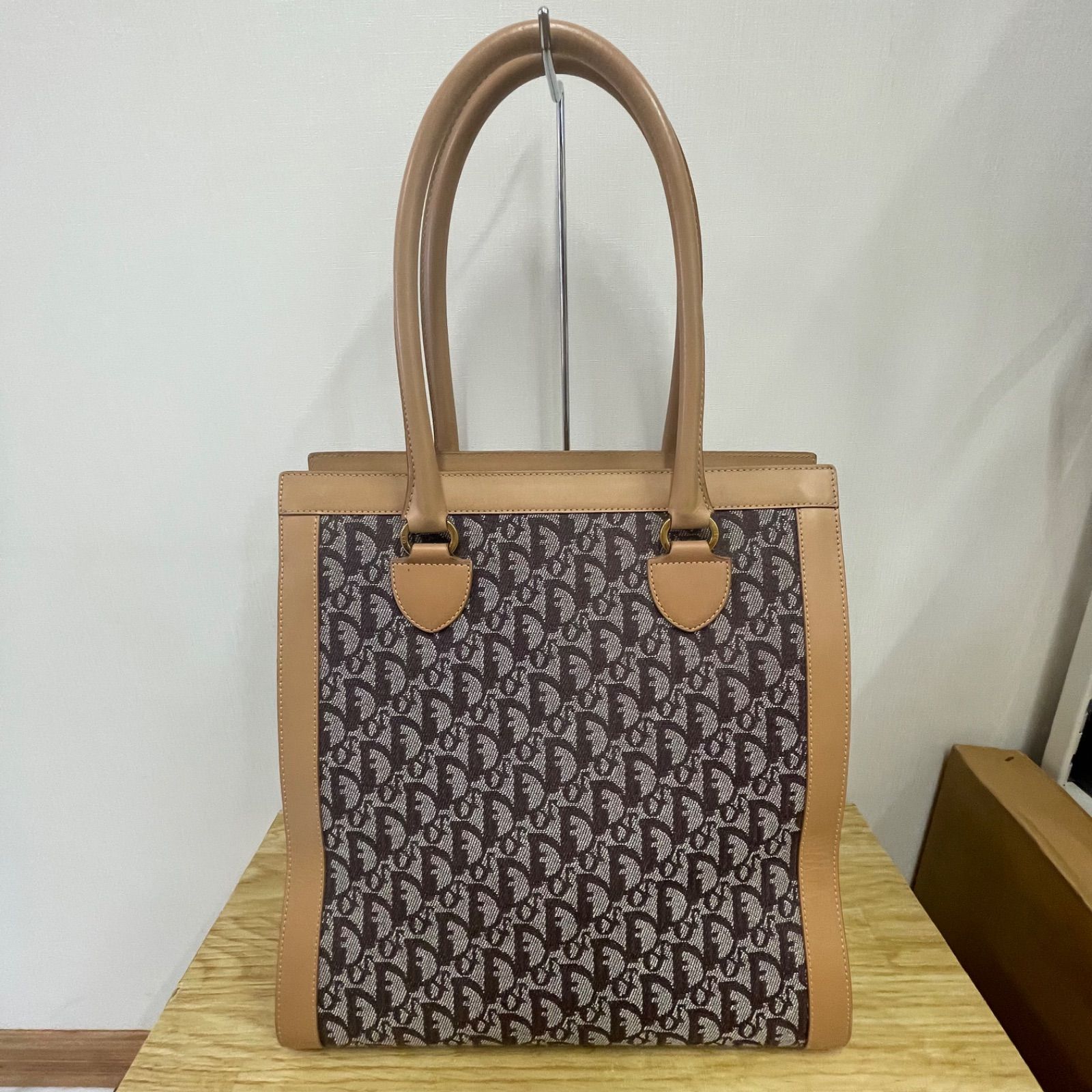 □クリスチャンディオール Christian Dior トロッター柄 ヴィンテージ
