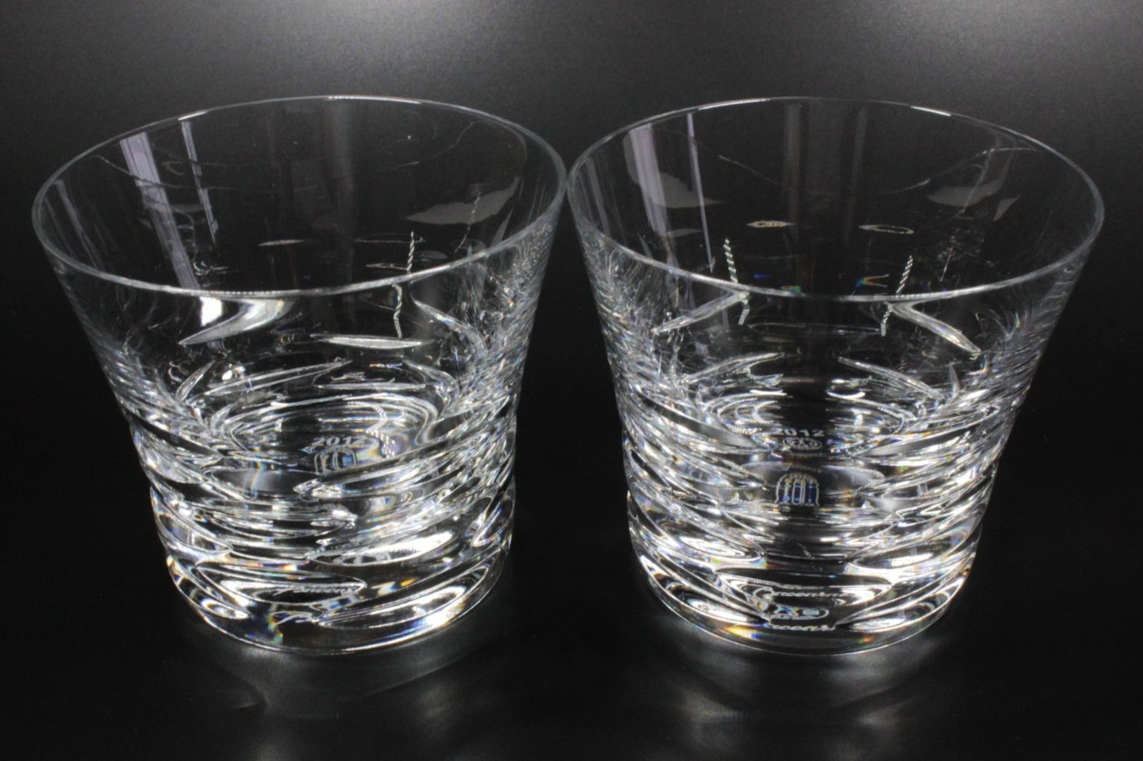 03【極美品】Baccarat バカラ 2012年 ローラ イヤータンブラー ロックグラス ウイスキーグラス 2客 LOLA Year Tumbler Crystal 11,242円