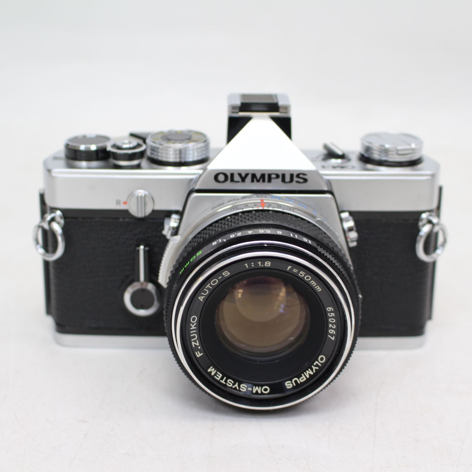 695)【美品】OLYMPUS オリンパス OM-1 フィルム一眼レフカメラ F.Zuiko