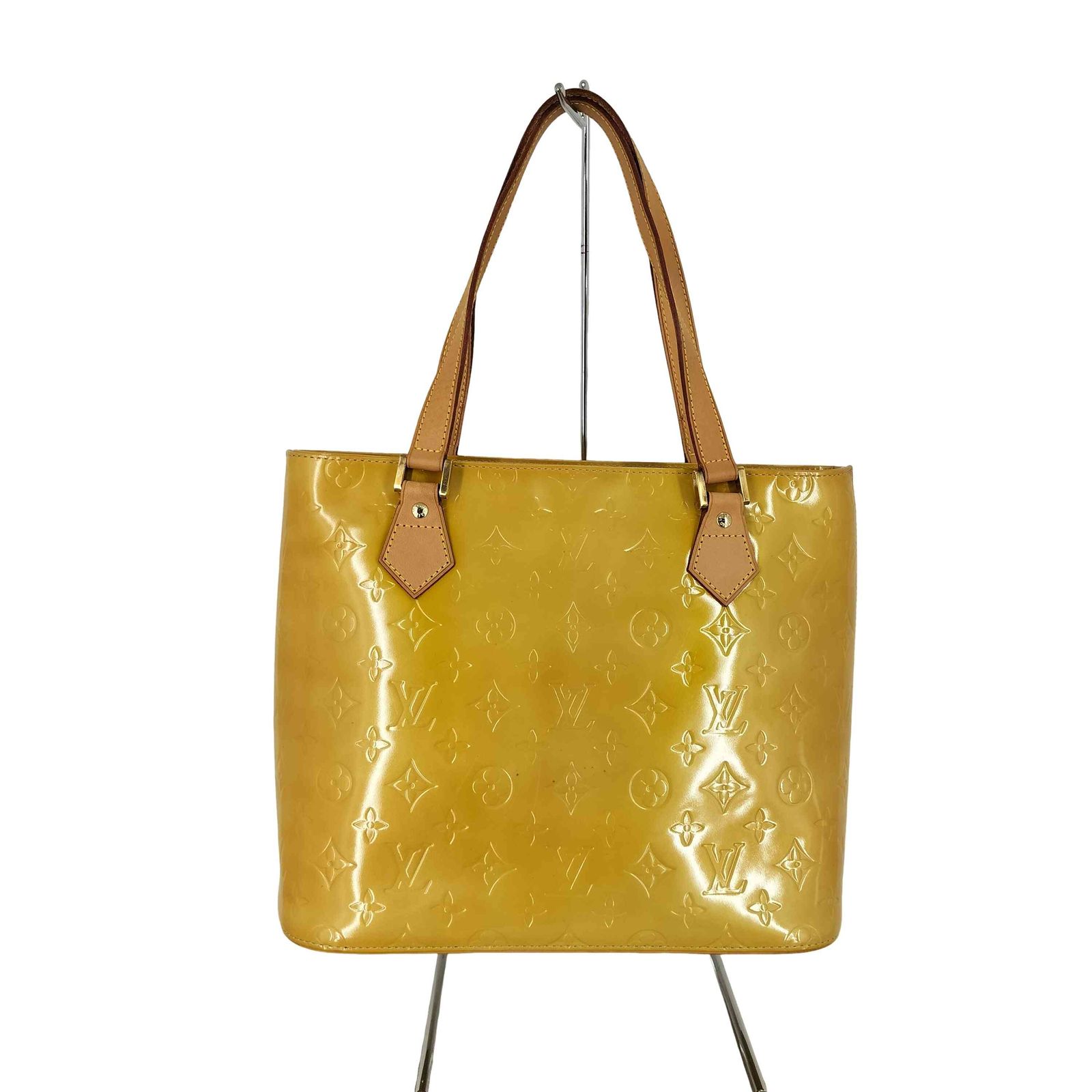 ルイヴィトン LOUIS VUITTON モノグラム ヴェルニ ヒューストン 
