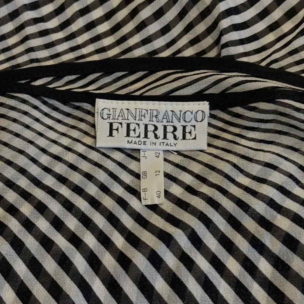 ジャンフランコフェレ GIANFRANCO FERRE チュニック シルク シアー