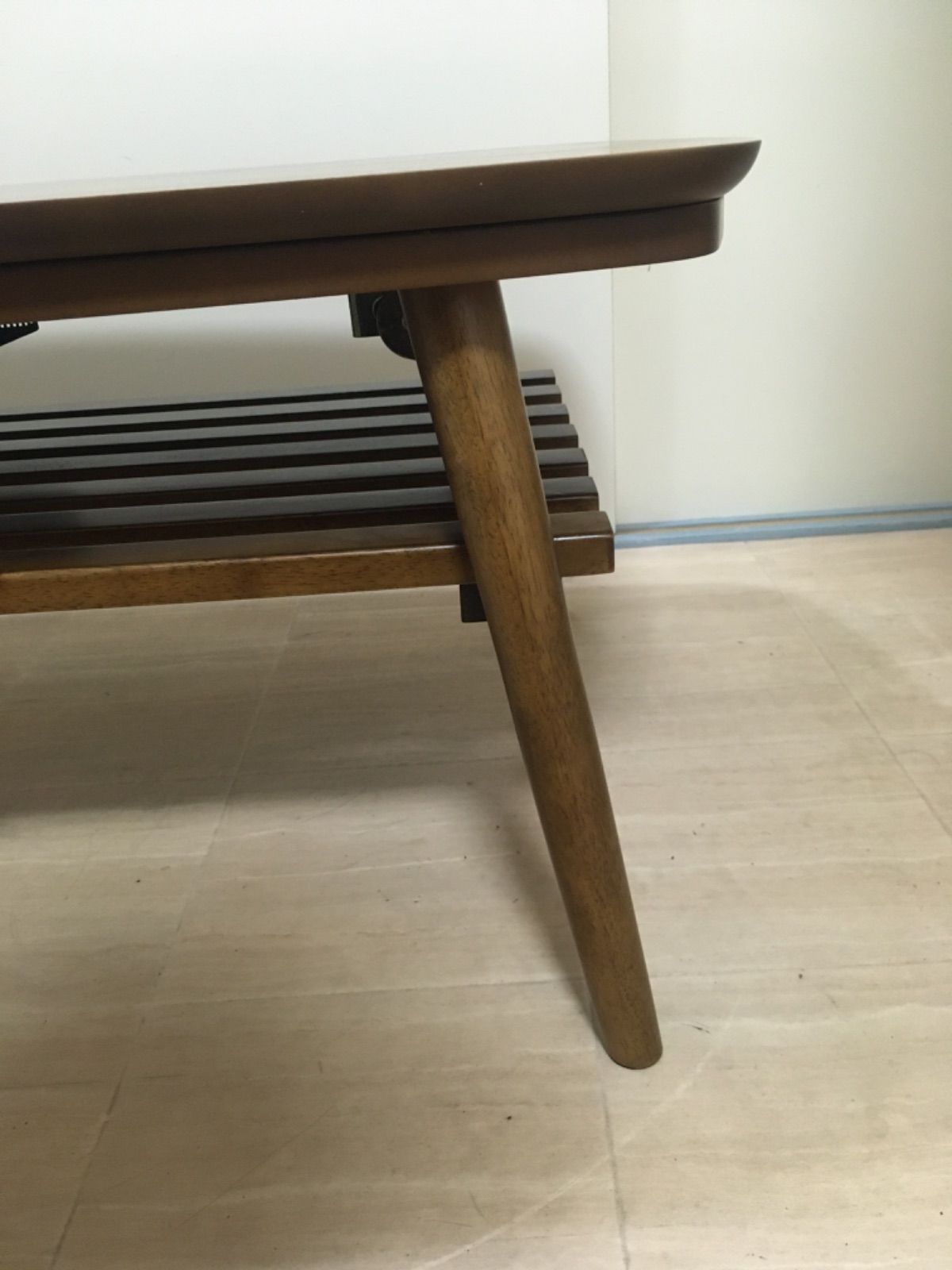 脚折れカジュアルこたつテーブル 楕円120×55㎝ 滝口木材 - メルカリ