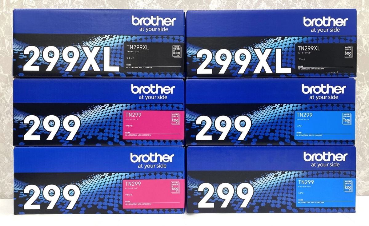 【BROTHER　ブラザー】トナーカートリッジ　レーザープリンター用　TN-299・TN-299XL　未使用品 12,950円