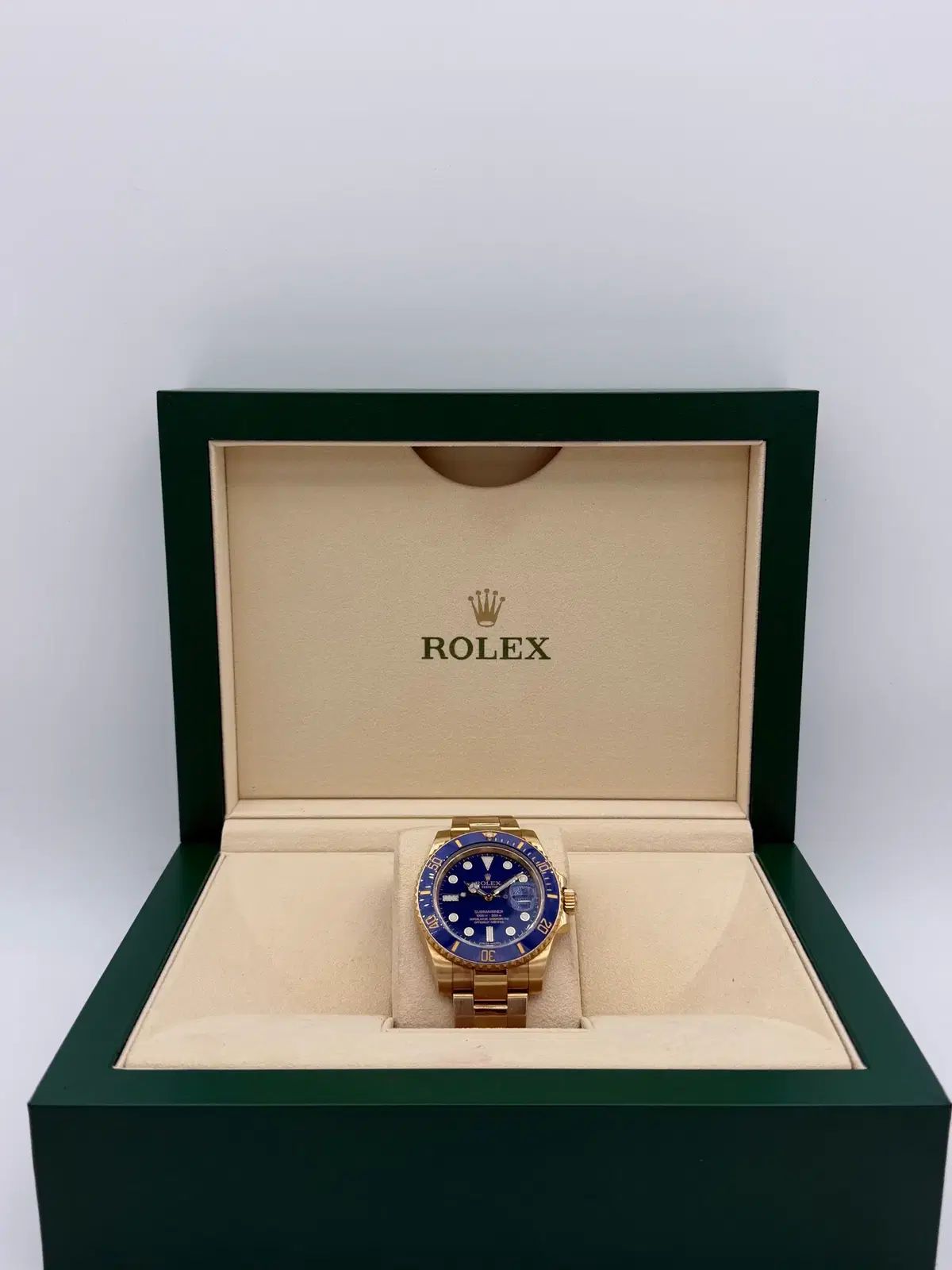 ROLEX サブマリーナー デニム盤 麻丸のまま デニム麻丸のまま 116618LB 2017年12月