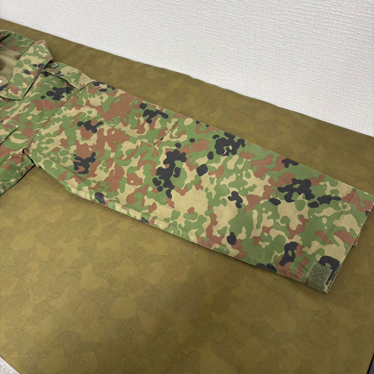 ミリタリー迷彩柄生地、ハギレ　レプリカBDU、装備自作に　サイズ3B 中古品 レプリカ陸上自衛隊 迷彩服3型 サイズ5A 陸自 作業服