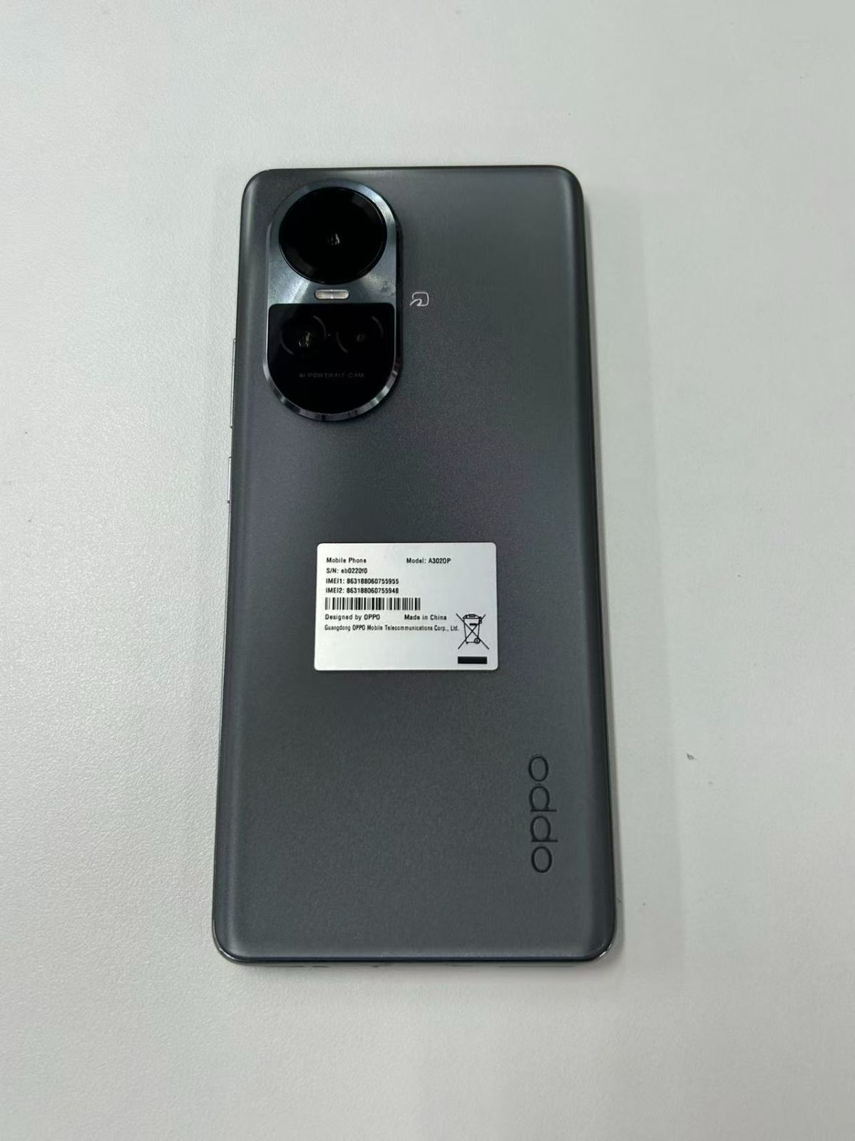 【訳あり品】OPPO Reno10 Pro 5G シルバーグレー