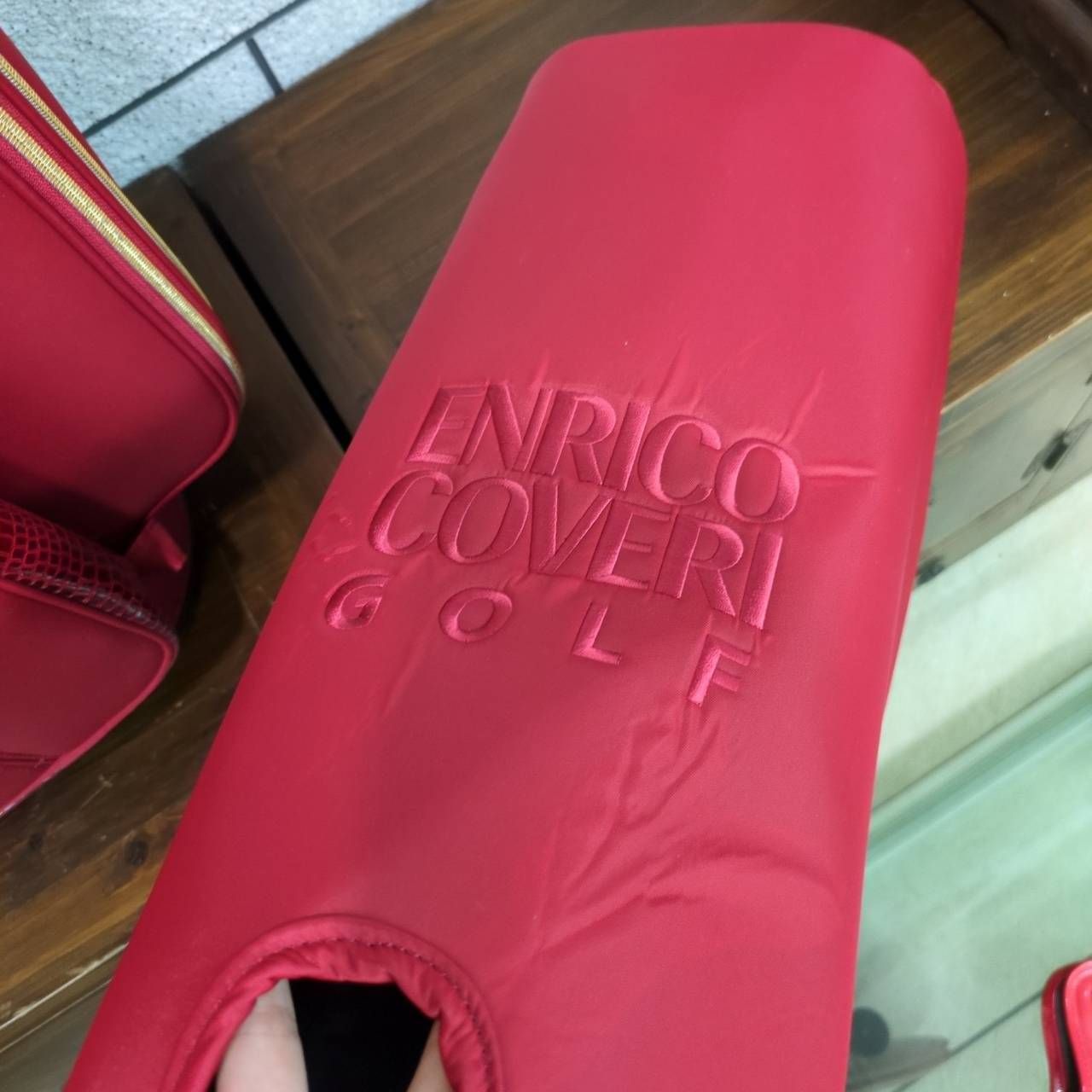 高級感×機能性】ENRICO COVERI GOLF キャディバッグ フード