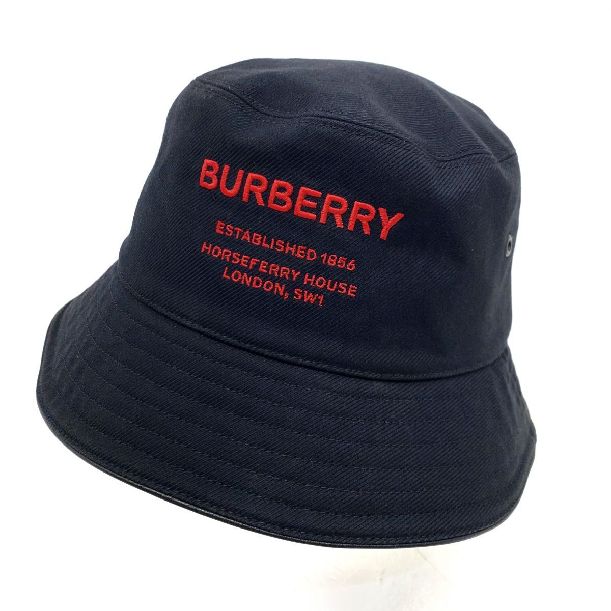BURBERRY バーバリー ホースフェリー バケットハット 帽子 サイズL ※中古