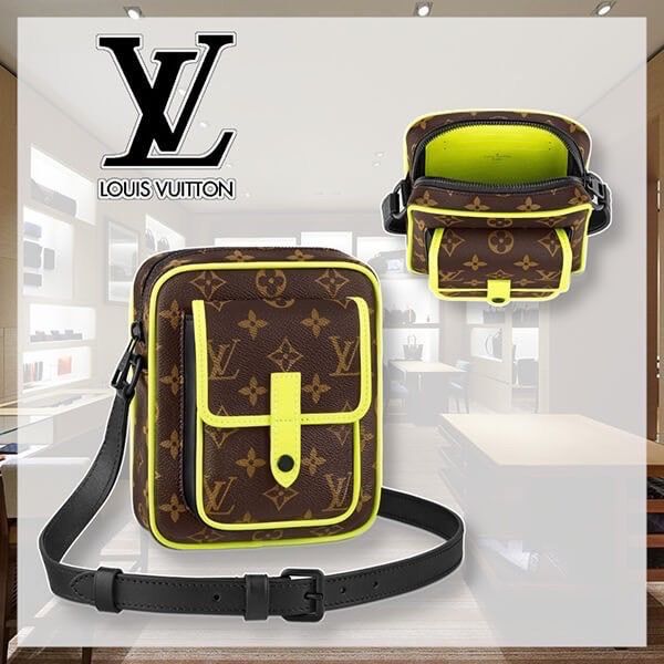 【LOUIS VUITTON】ルイヴィトン『モノグラム マカサー クリストファー ウェアラブル ウォレット』M80793 メンズ ショルダーバッグ