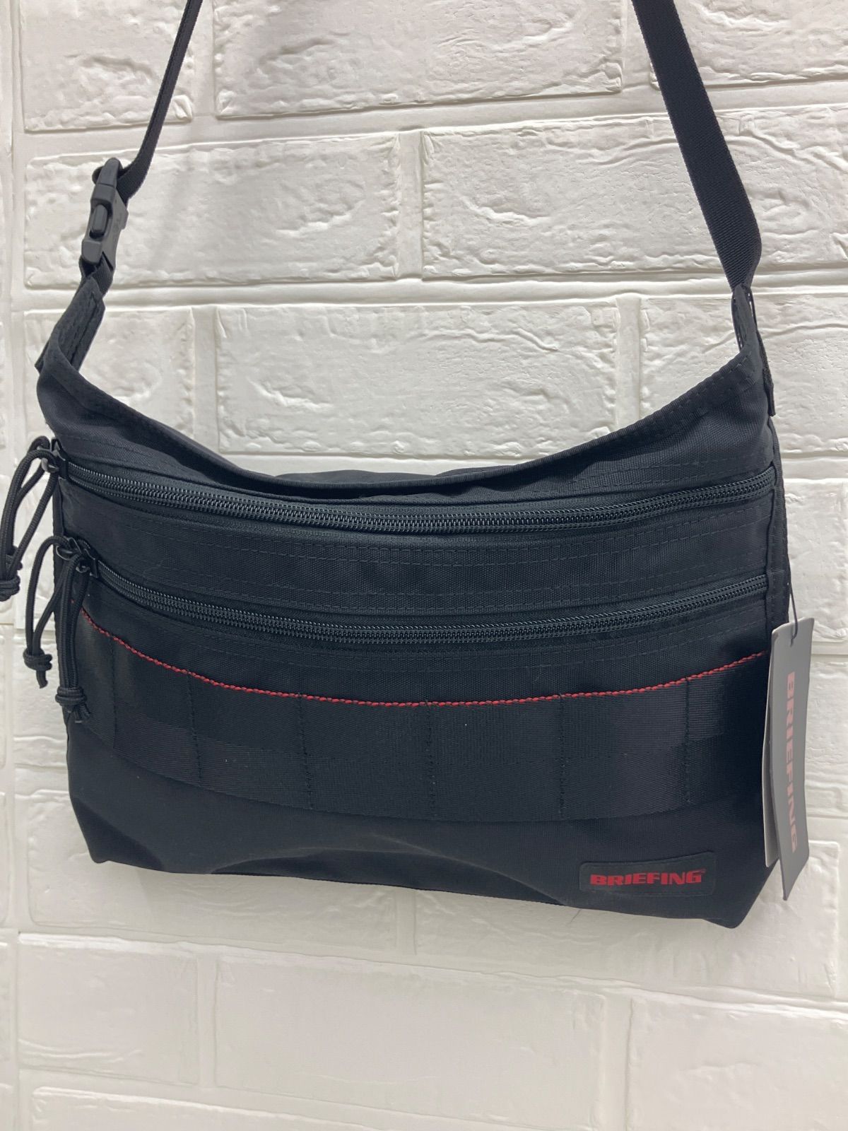 【未使用】BRIEFING (ブリーフィング) BRA233L30 MULTI SACOCHE MW GEN II マルチサコッシュ ブラック No.6293