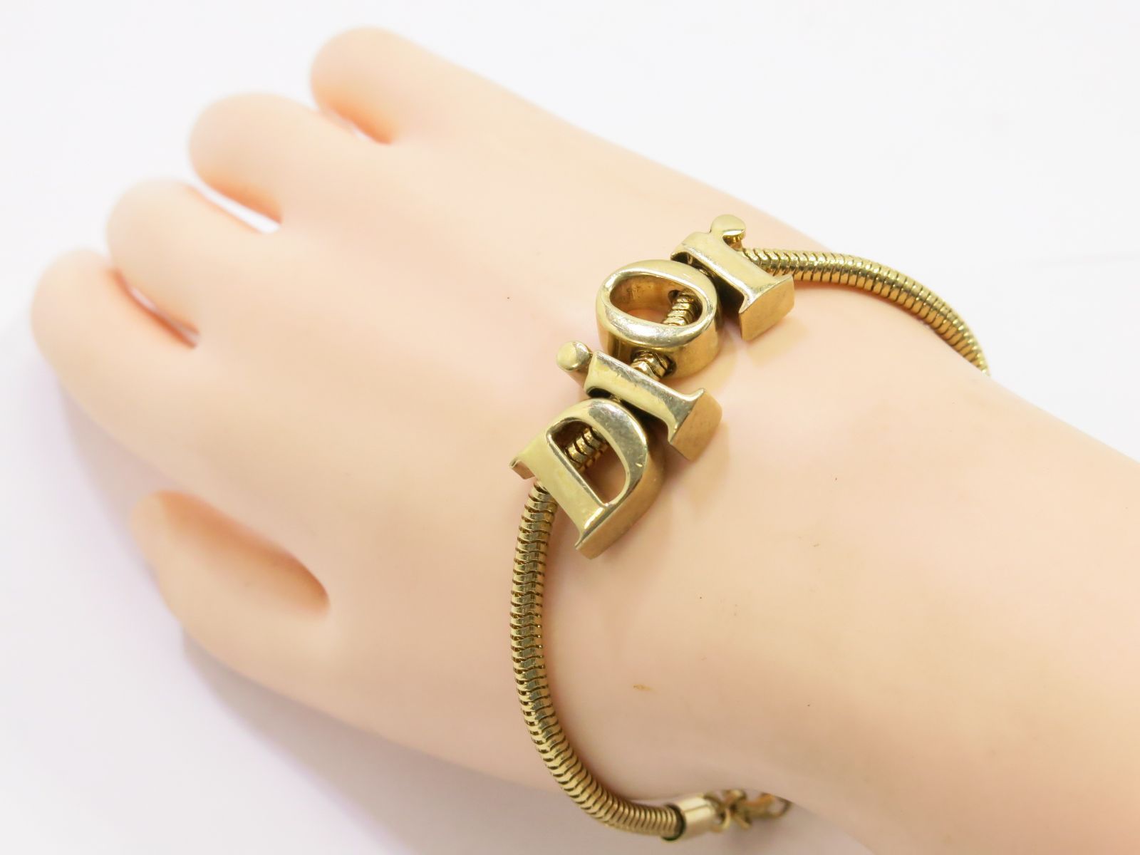 クリスチャンディオール　ブレスレット　中古　 Dior クリスチャンディオール ブレスレット ロゴ Christian Dior 18715721