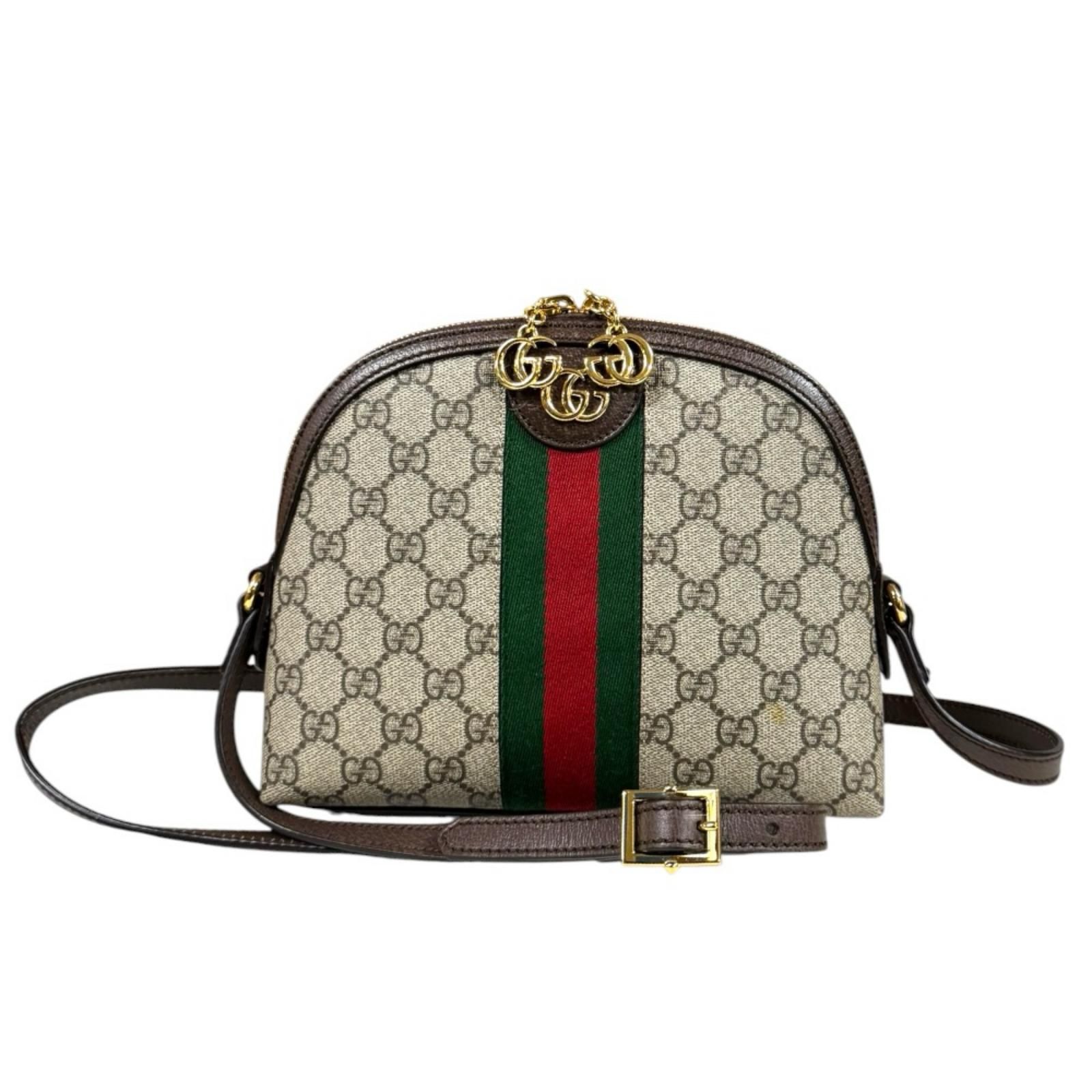 グッチ オフィディア ショルダーバッグ GGスプリームキャンバス 499621 ベージュ レディース GUCCI 中古 グッチ