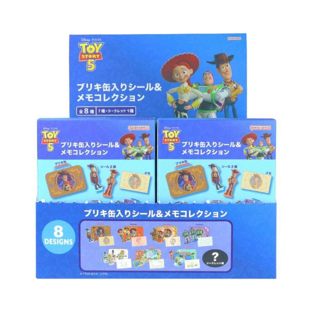 トイストーリー5　一番くじ　ブリキ缶入りシール＆メモコレクション　ポシェット トイストーリー5ダイカットシールブリキ缶入りシール＆メモ