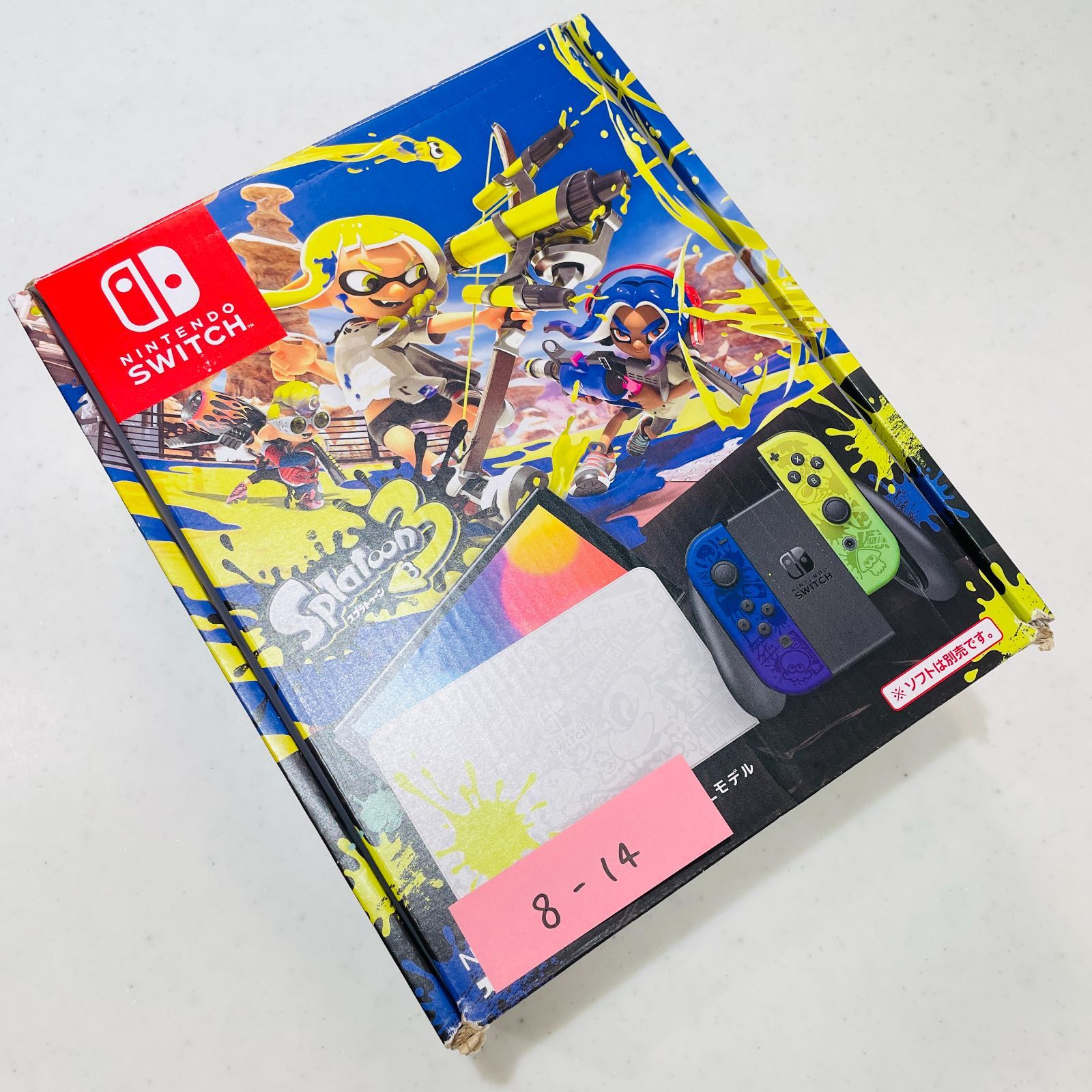 Nintendo Switch 有機ELモデル スプラトゥーン3エディション 本体 付属品完備 美品 内箱あり 動作良好 任天堂 スイッチ HEG-S-KCAAA XTJ10140662532