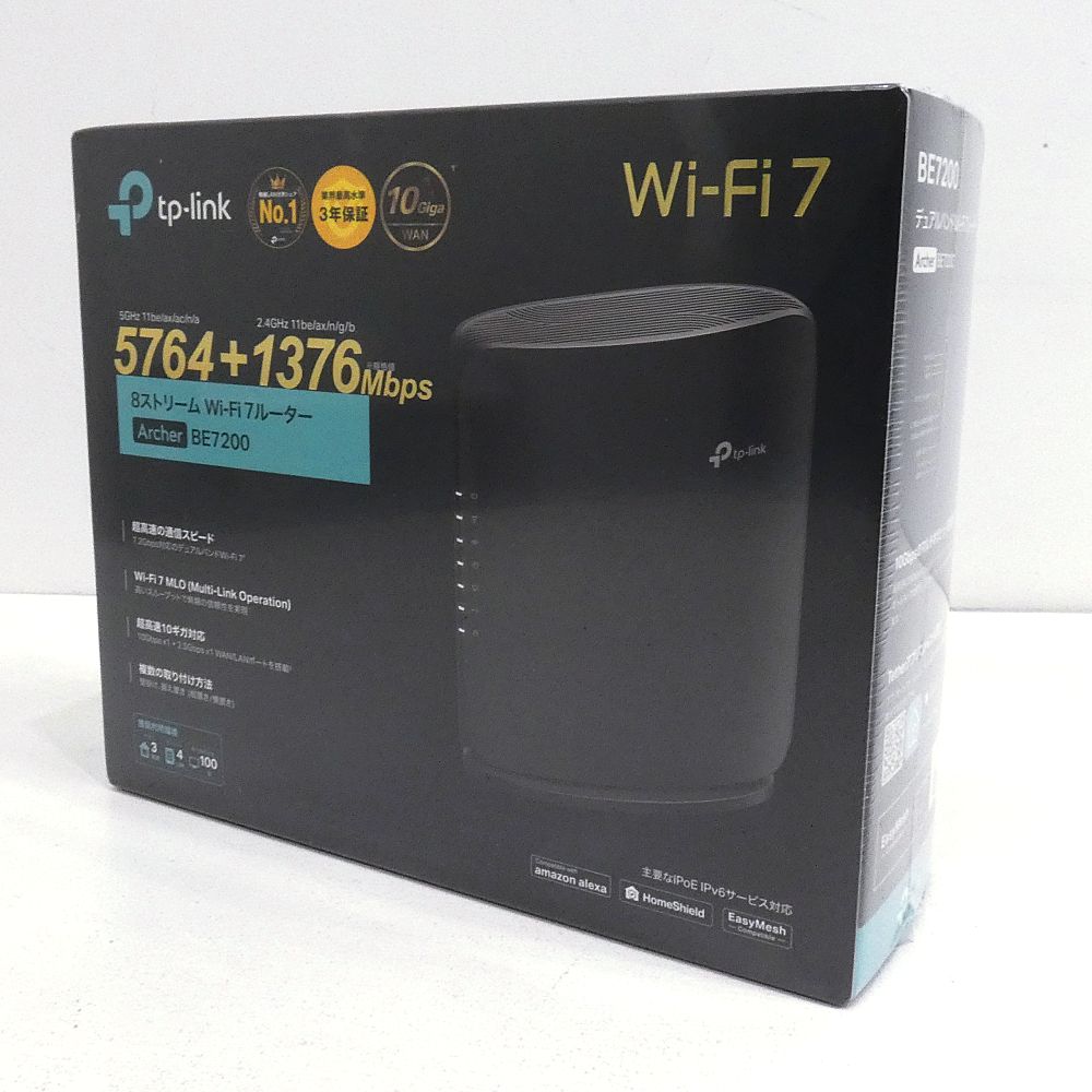 【小牧店】未開封　TP-Link Archer BE7200 デュアルバンドWi-Fi 7ルーター 【I403-5928】