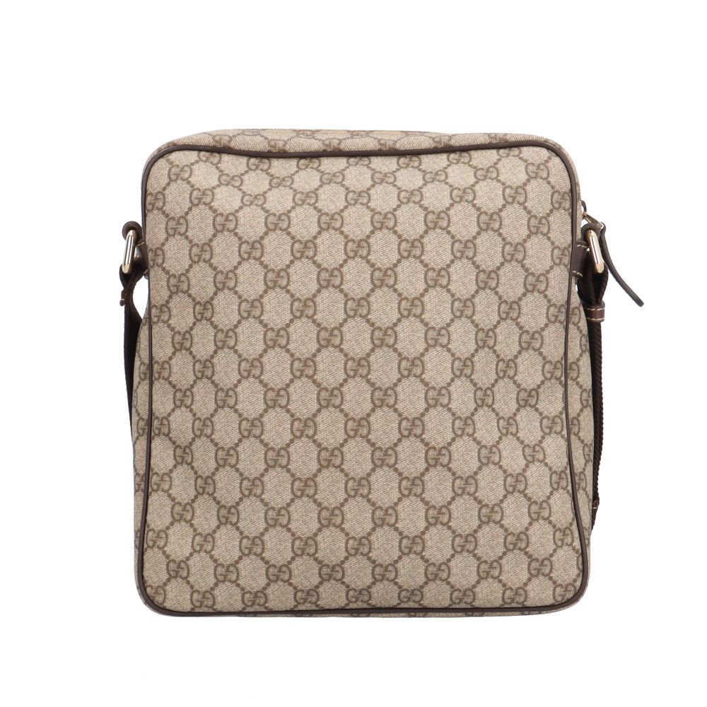 グッチ GGスプリーム ショルダーバッグ GGスプリームキャンバス 201448 ベージュ メンズ GUCCI  中古 グッチ GGスプリーム ショルダーバッグ GGスプリームキャンバス 201448