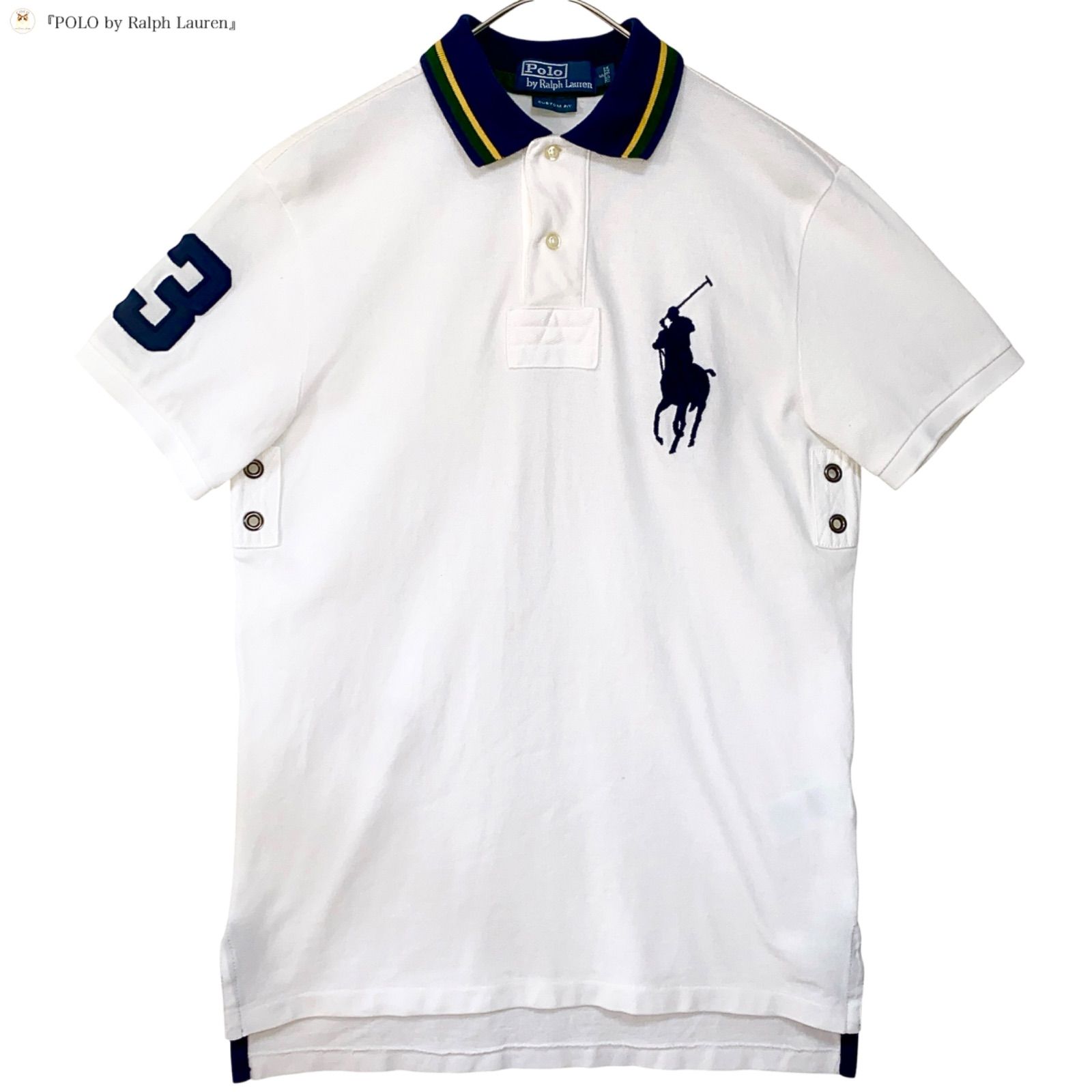 Polo by Ralph Lauren ポロシャツ S ホワイト 物*れ様 Polo by Ralph