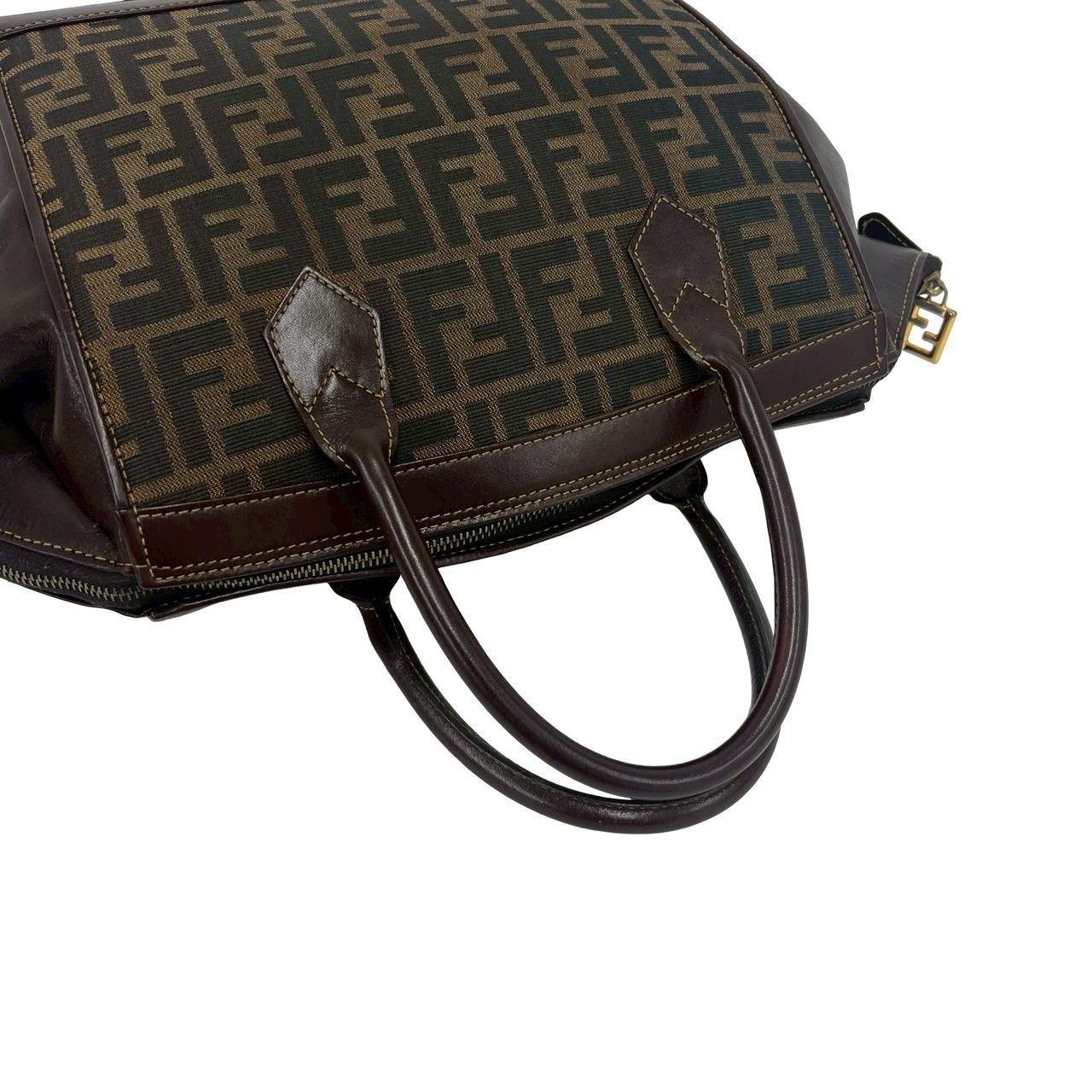 極 美品 袋付き FENDI フェンディ ヴィンテージ ズッカ FF ロゴ 柄