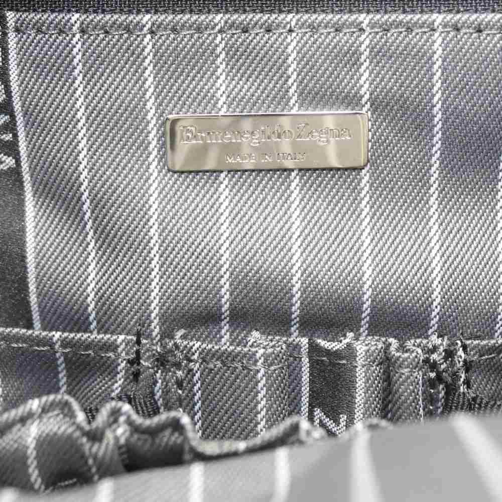 エルメネジルドゼニア Ermenegildo Zegna ナイロンレザービジネスバッグ 黒 エルメネジルドゼニア Ermenegildo Zegna ナイロンレザービジネスバッグ 黒