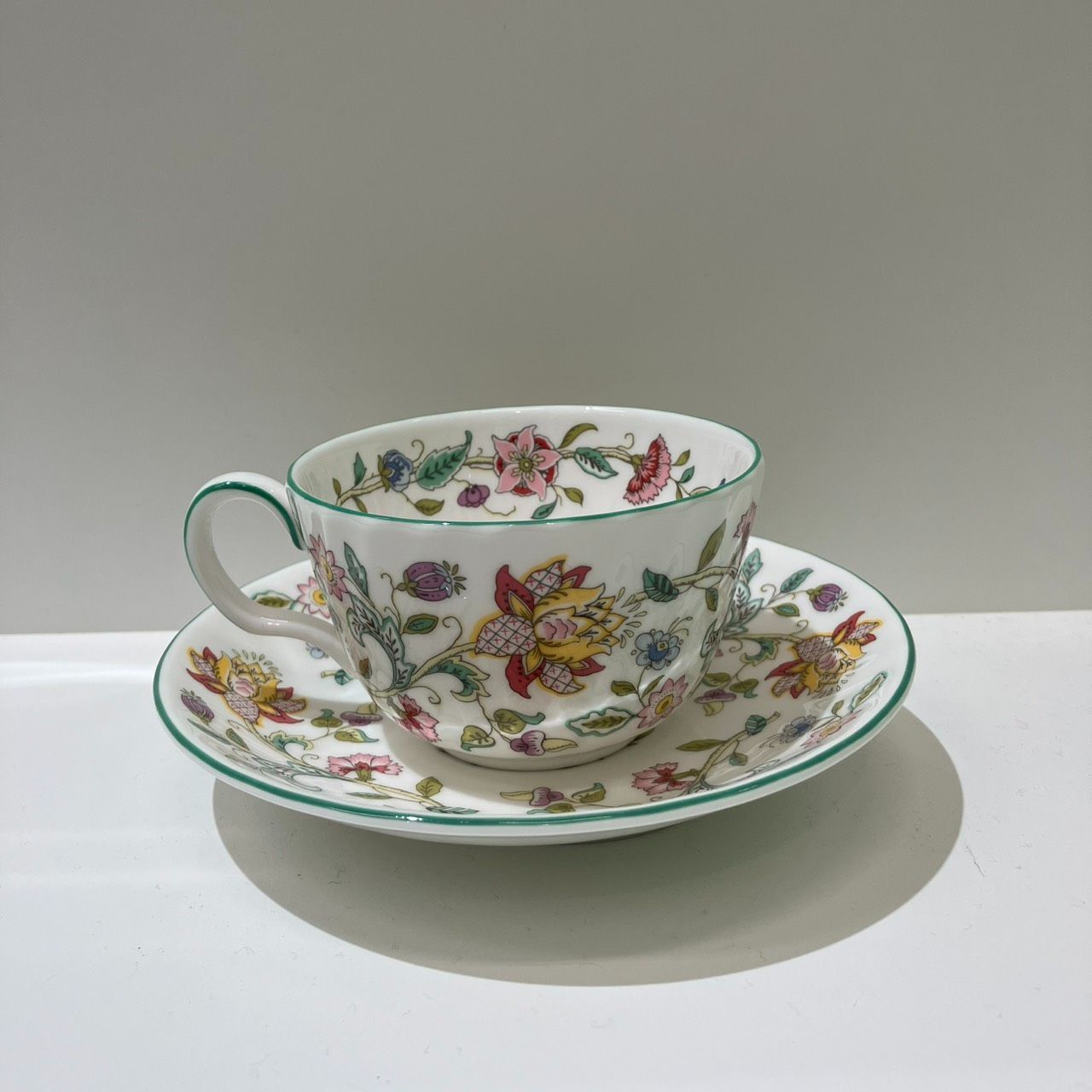 長】Minton ミントン ハドンホール ティーカップ＆ソーサー ペア 未 