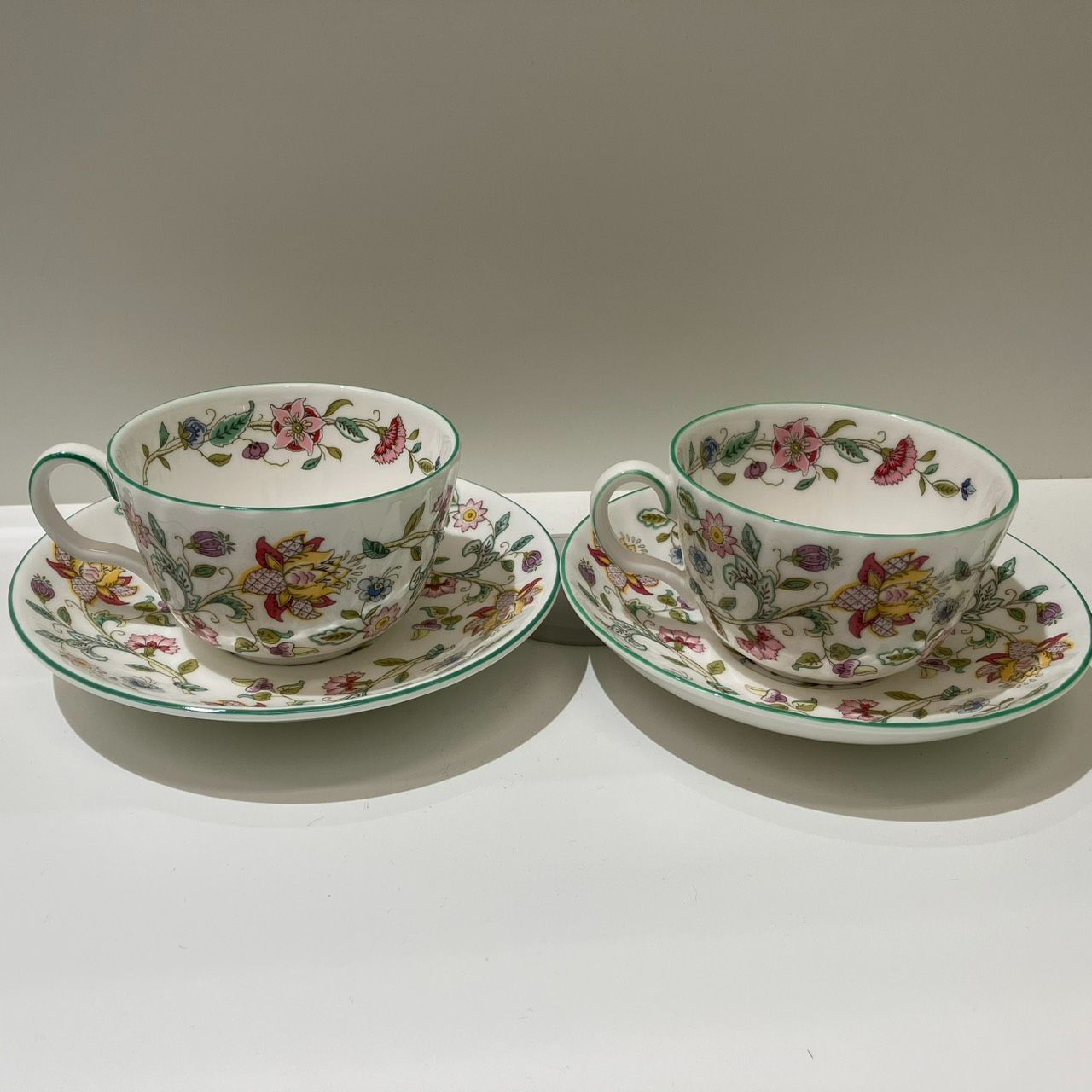 長】Minton ミントン ハドンホール ティーカップ＆ソーサー ペア 未 