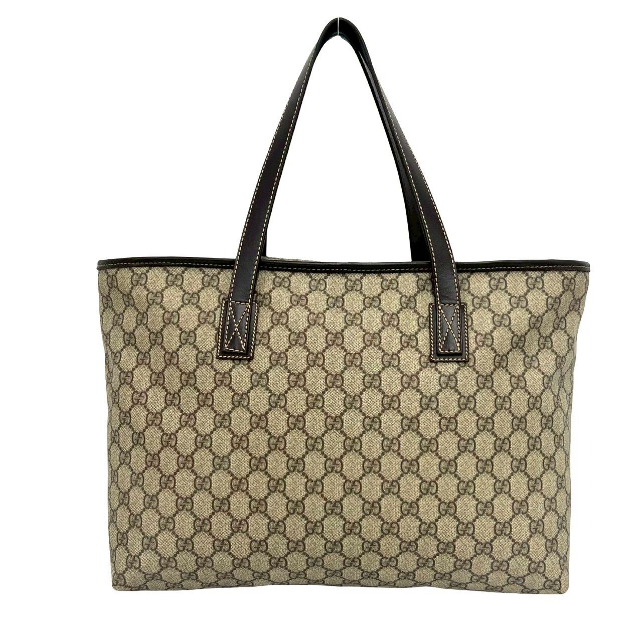 極美品　150 GUCCI グッチ　ハンドバッグ　トートバッグ　GG柄 pj4 極 美品 GUCCI グッチ GG ロゴ 柄 レザー 本革 トートバッグ セミ