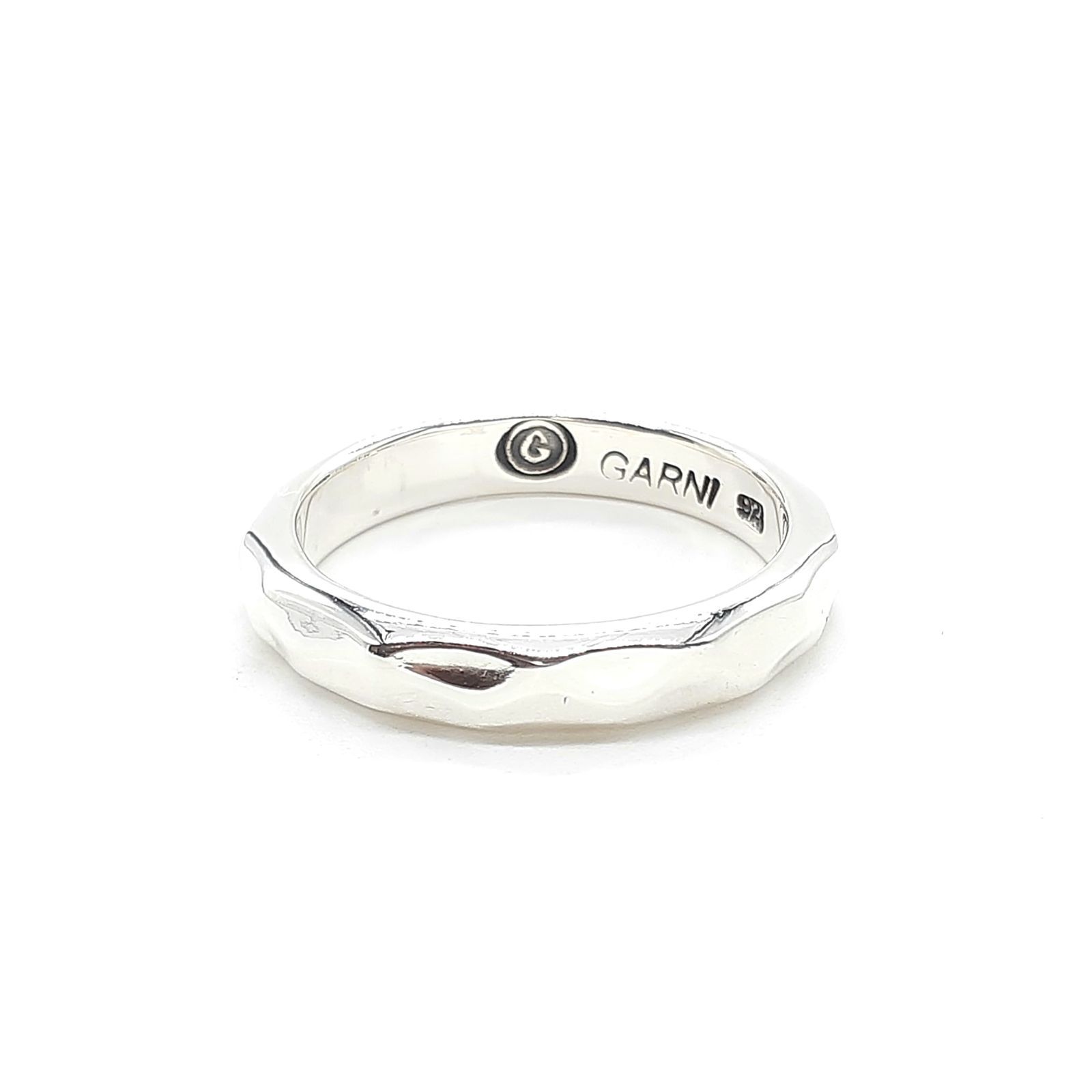 GARNI ガルニ リング SILVER 925 シルバー 槌目 テクスチャー D6061001