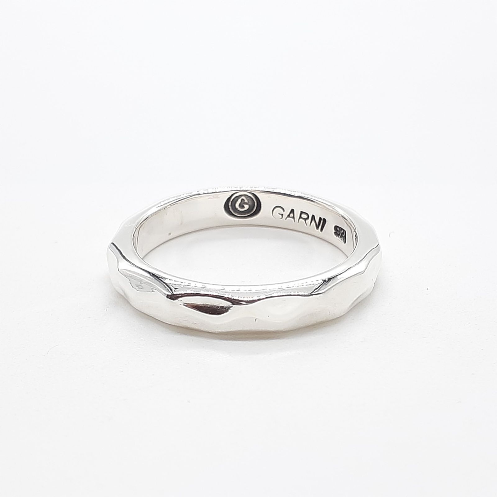 GARNI ガルニ リング SILVER 925 シルバー 槌目 テクスチャー D6061001