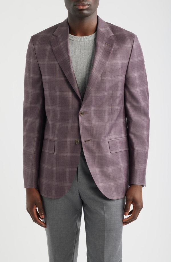 ピーター・ミラー メンズ アウター ジャケット・ブルゾン ウール コート Peter Millar Hartford Classic Fit Russet Check Wool Twill Sport