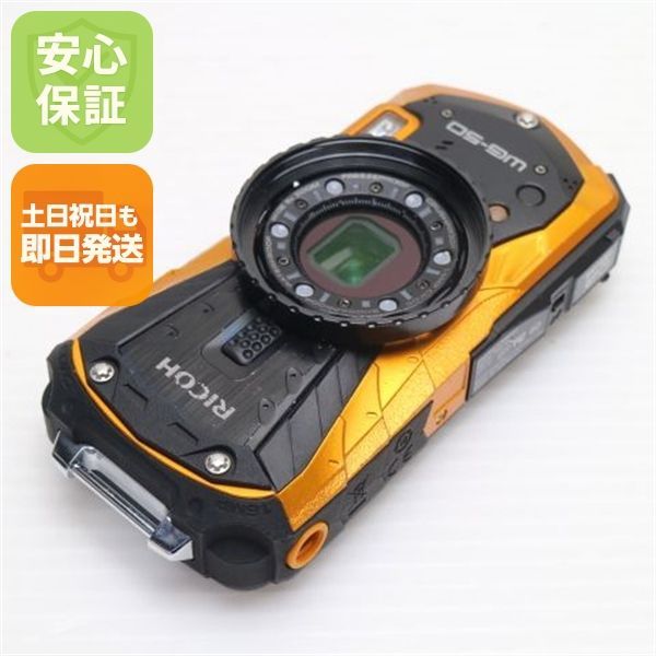 超美品 RICOH WG-50 オレンジ 即日発送 コンデジ RICOH 本体 土日祝発送OK 05000