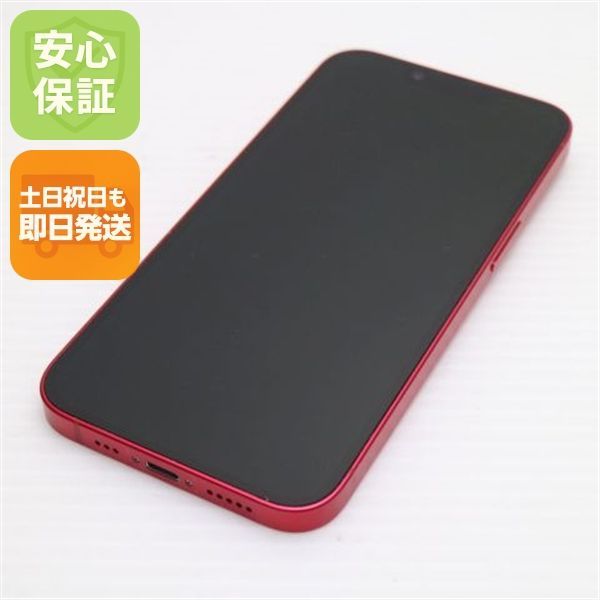 美品 SIMフリー iPhone14 128GB レッド スマホ 土日祝発送 即日発送 05000
