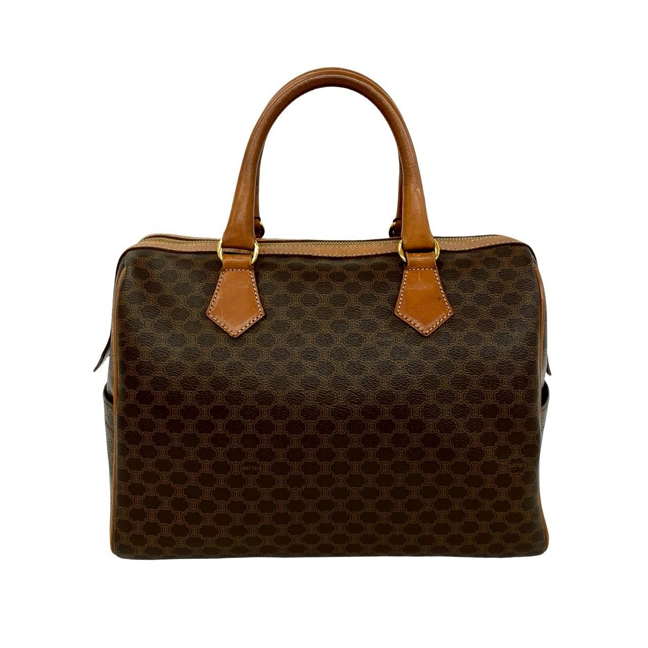 極 美品 CELINE セリーヌ ヴィンテージ マカダム 柄 トリオンフ ロゴ