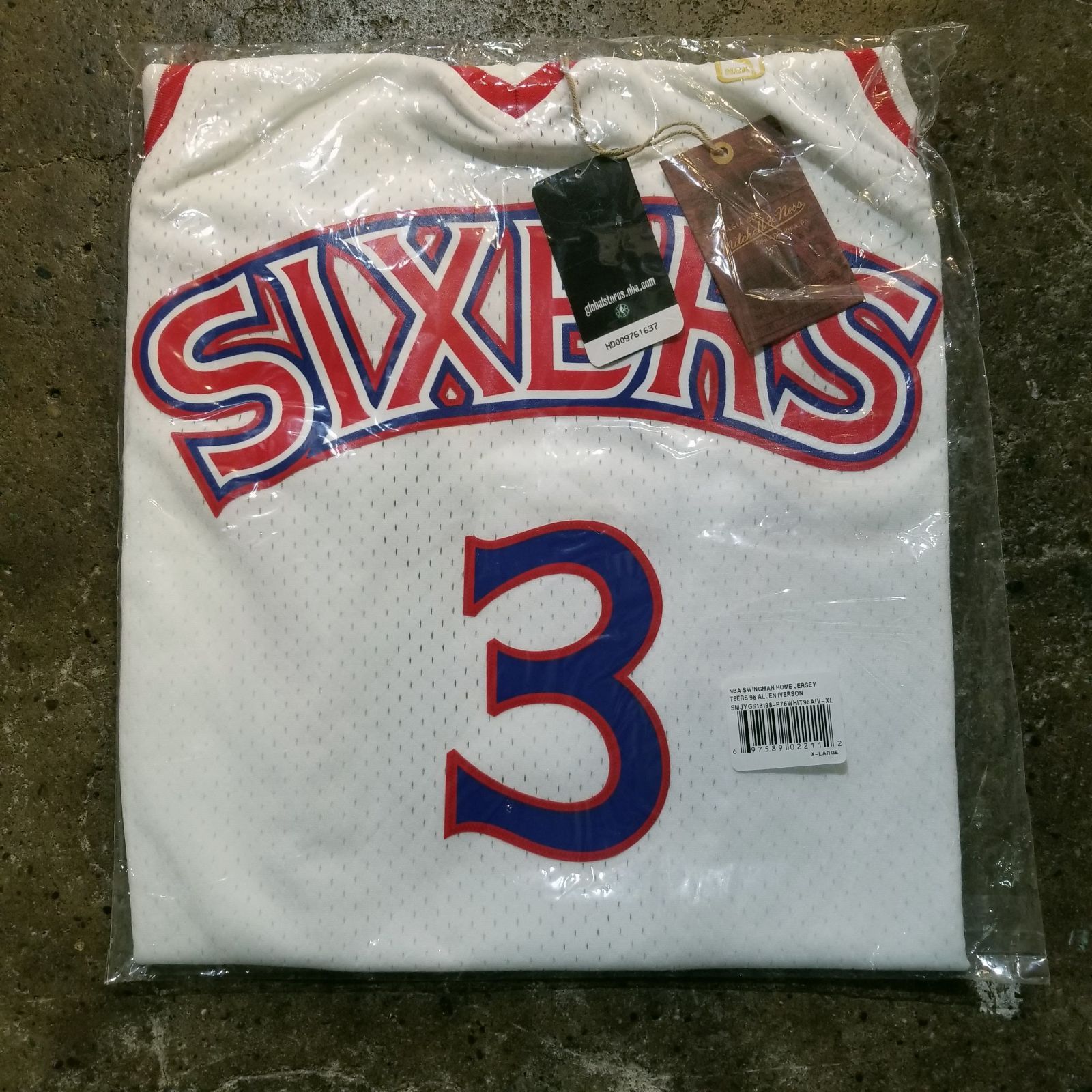 mitchell&ness NBA Swingman Jersey Allen Iverson #3 1996-97 HOME