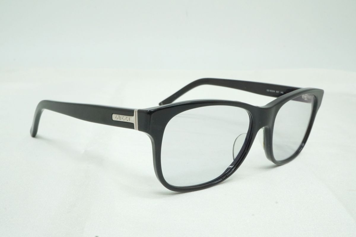 グッチ GG 1612/N メガネ 眼鏡 アイウェア 807 セルフレーム 黒縁 スクエアウェリントン Unisex 黒 ブラック GUCCI 6979k