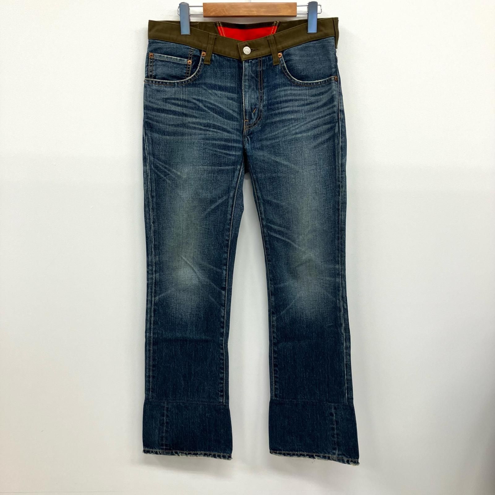 【イオン広店】 中古 JUNYA WATANABE COMME des GARCONS MAN | ジュンヤワタナベコムデギャルソンマン デニムパンツ Levisコラボ WF-P201 マルチカラー サイズ：XS 【108】 イオン広店】 中古 JUNYA WATANABE COMME des GARCONS MAN | ジュンヤ