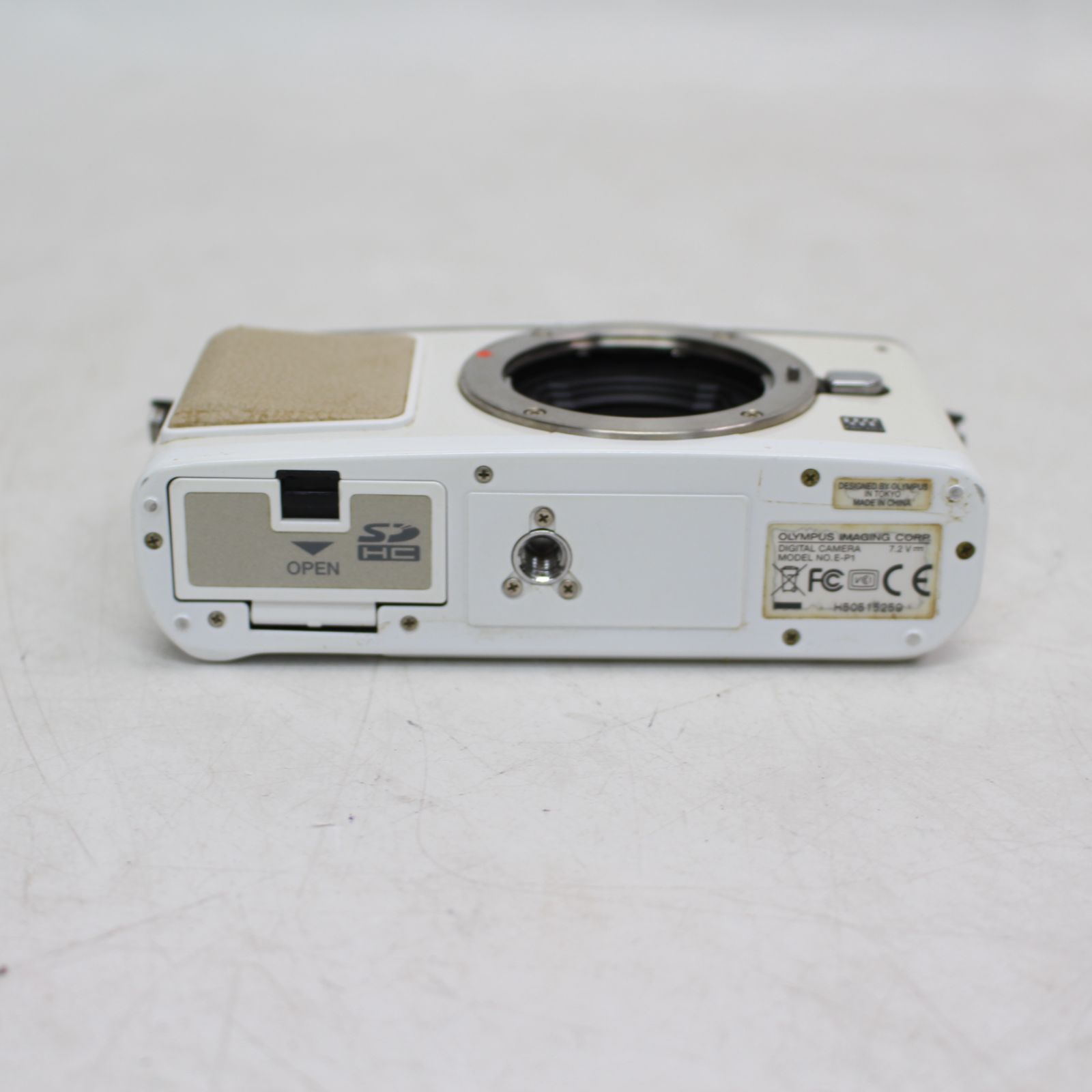 458)OLYMPUS ミラーレス一眼 E-P1 ボディ ホワイト ジャンク品 - メルカリ