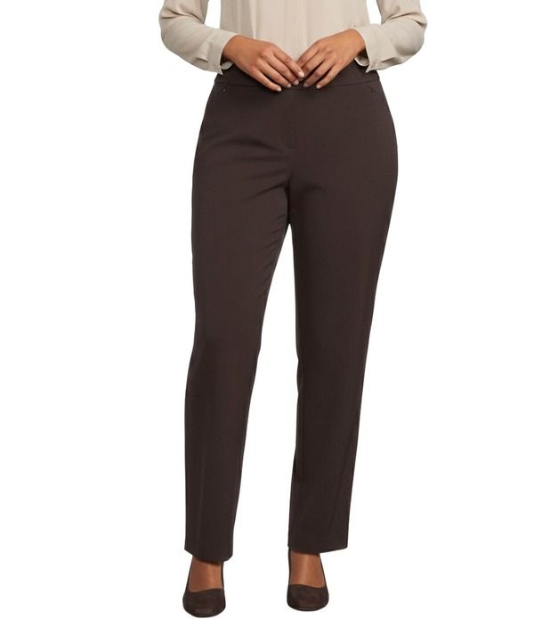 インベストメンツ レディース ボトムス カジュアルパンツ ストレート プラスサイズ Investments Plusize the PARK AVE fit PullOn Straight Leg C