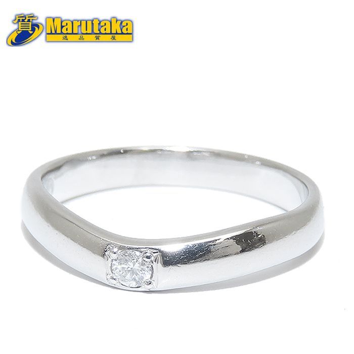 ダイヤモンド リング Pt900 7.5号 3.01g プラチナ 指輪 レディース 逸品質屋 丸高 尼崎市 一粒 Diamond Ring USED jewelry Marutaka Pawn shop 1PD Platinum 兵庫県 送料無料 中古 買取