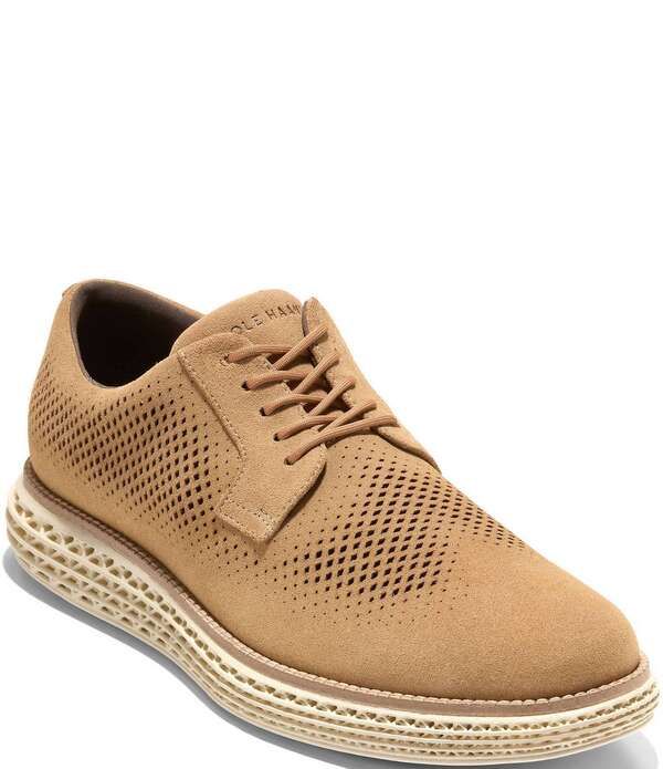 コールハーン メンズ シューズ ウィングチップ オックスフォード Cole Haan Mens OriginalGrand 20 Laser Wingtip Oxfords CH OrzoNatura