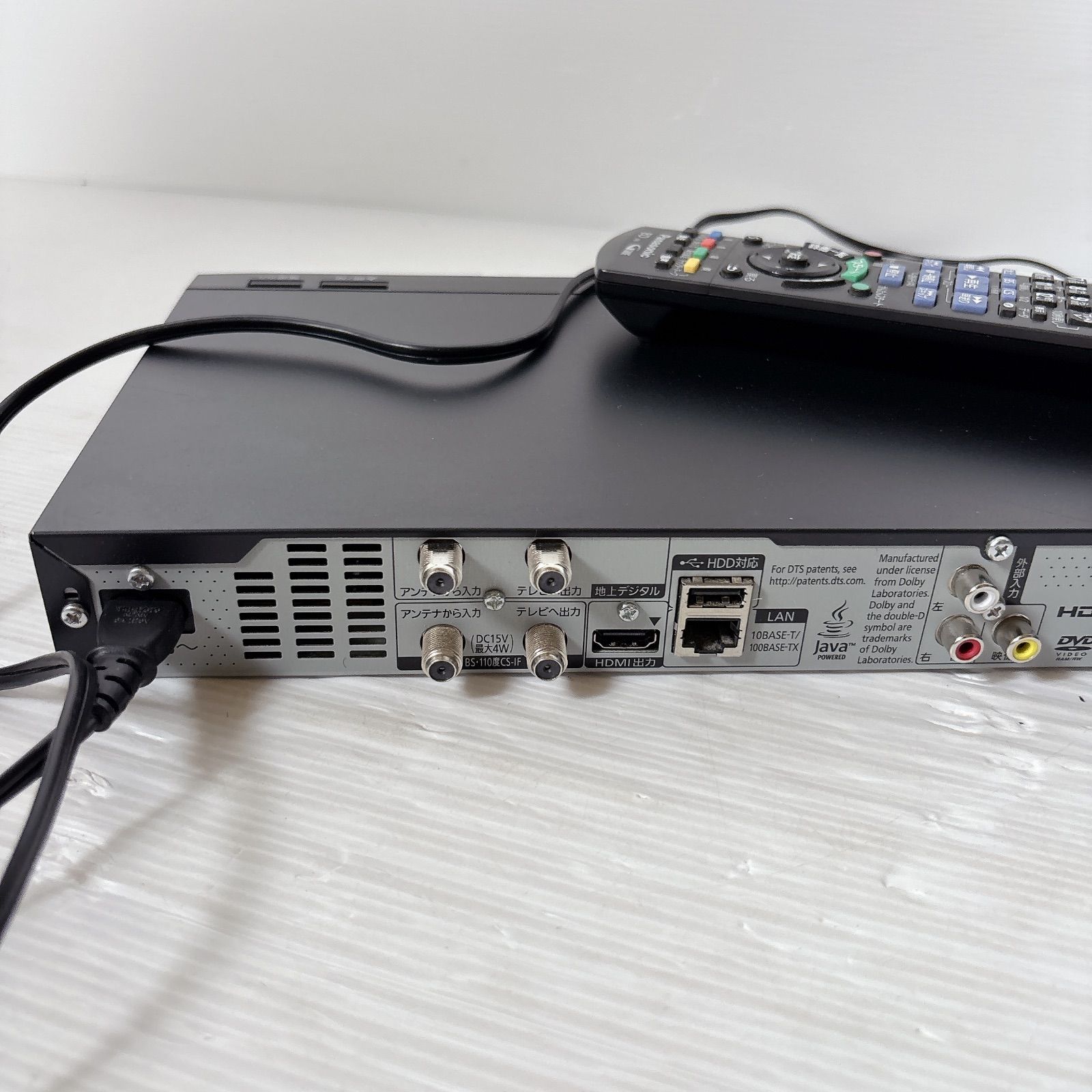 パナソニック DMR-BRW510 ブルーレイディスクレコーダー 500GB #0629-6