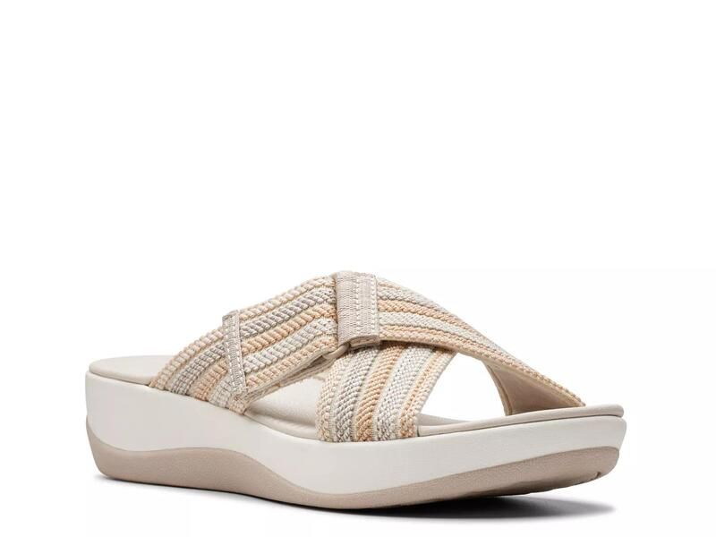 クラークス レディース シューズ サンダル ClarksCloudsteppers Arla Wave Sandal Beige ベージュ