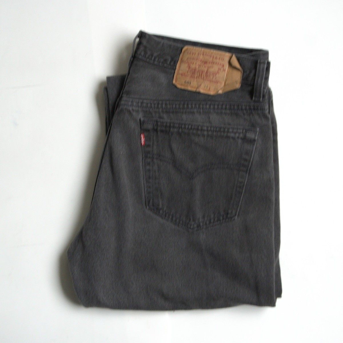【ゴールデンサイズ】 LEVI'S 【501 後染め ブラックデニム デニムパンツ】34×30 リーバイス wxl s2606099