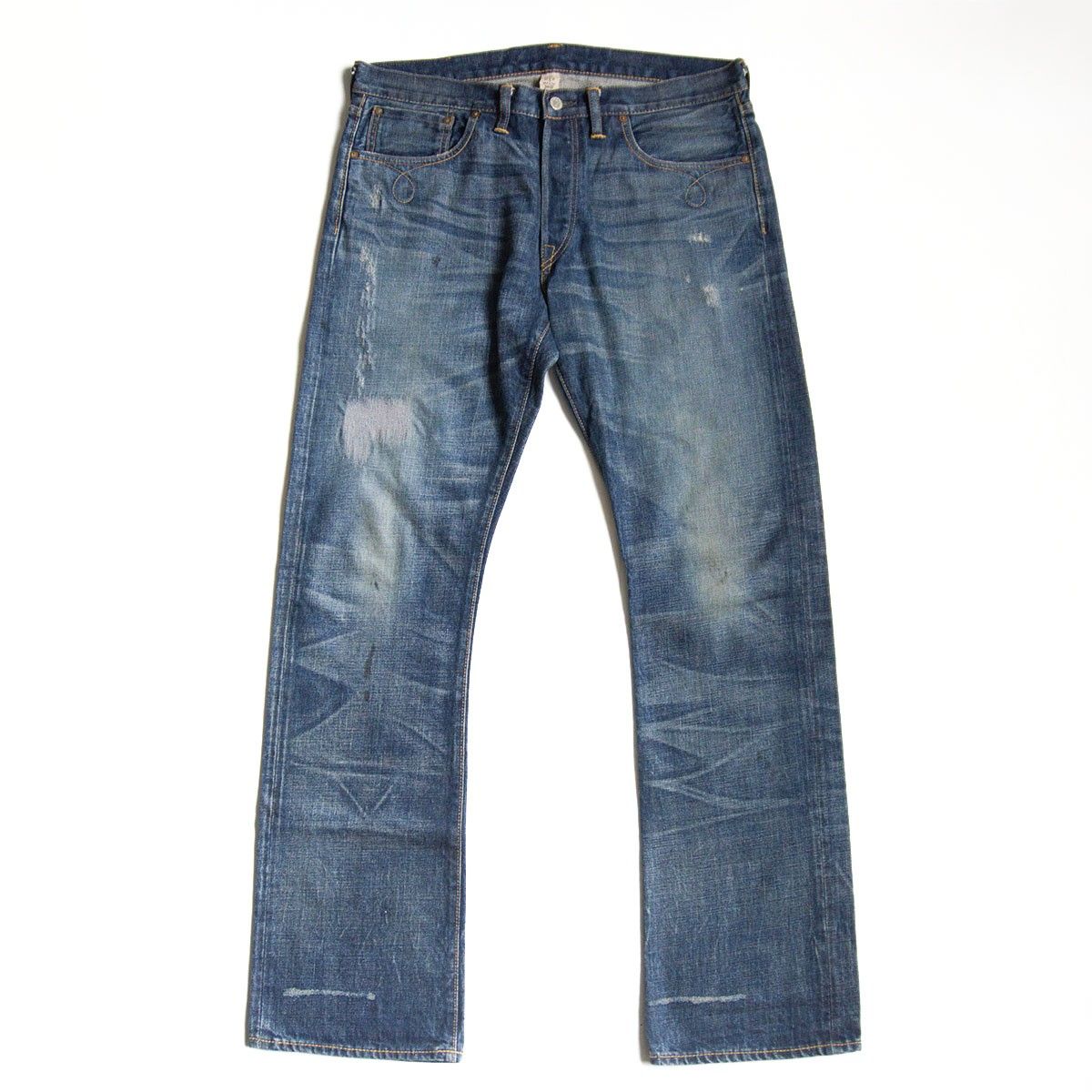 美品】RRL【SLIM BOOT CUT JEANS】34×32 アメリカ製 スリムブーツ