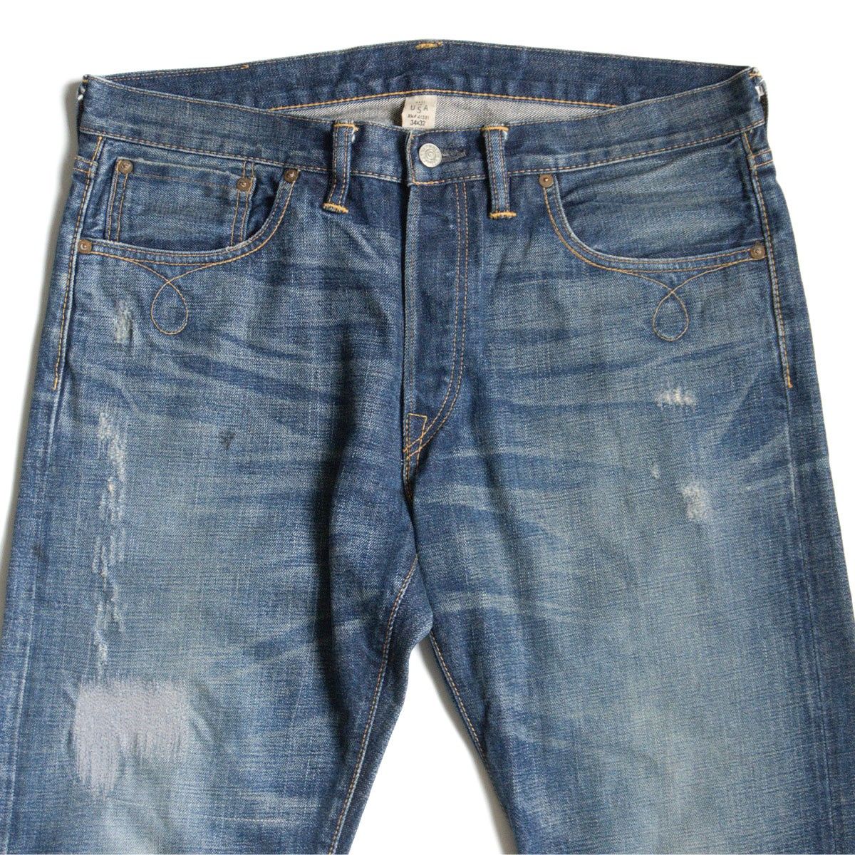 美品】RRL【SLIM BOOT CUT JEANS】34×32 アメリカ製 スリムブーツ