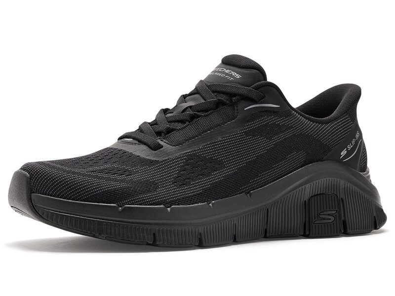 スケッチャーズ メンズ シューズ スニーカー リラックスフィット Skechers Relaxed Fit Flex Zayder HandsFree SlipIn BlackBlack ブラック