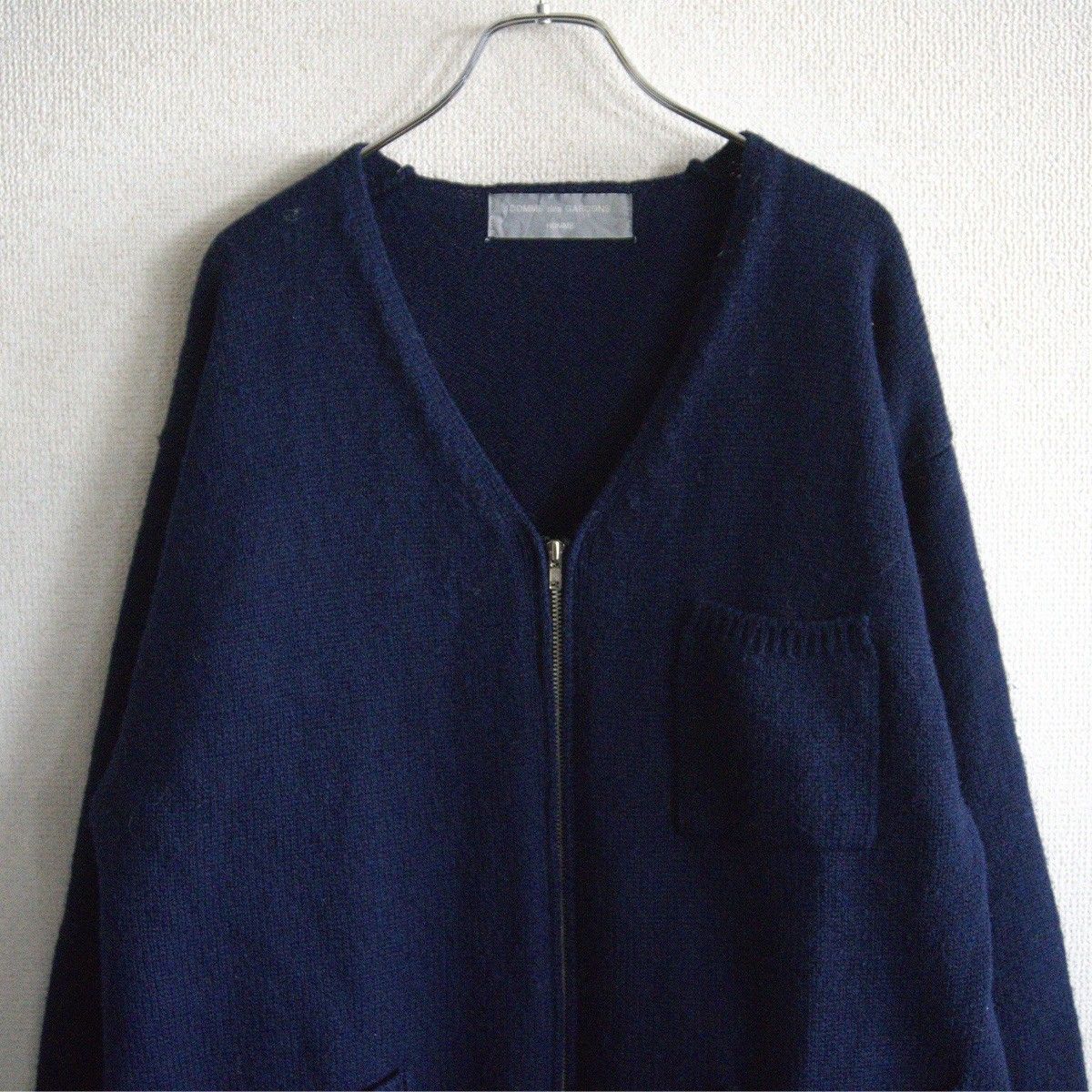 90s/アーカイブ】COMME des GARCONS HOMME【ジップアップ ニット