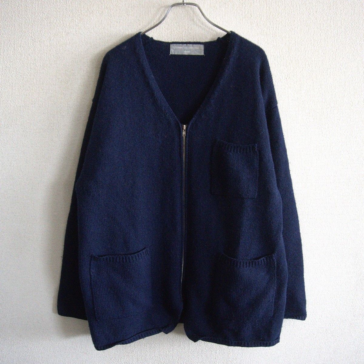 90s/アーカイブ】COMME des GARCONS HOMME【ジップアップ ニット