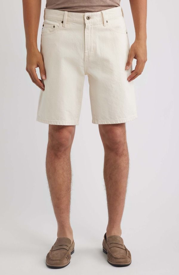 エージー メンズ ボトムス デニムパンツ ストレート ショートパンツ AG Protg Straight Leg Denim Shortsahara デニム